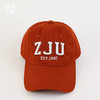 【浙大文创】浙江大学ZJU棒球帽-砖红色 商品缩略图0