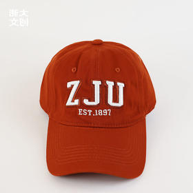 【浙大文创】浙江大学ZJU棒球帽-砖红色