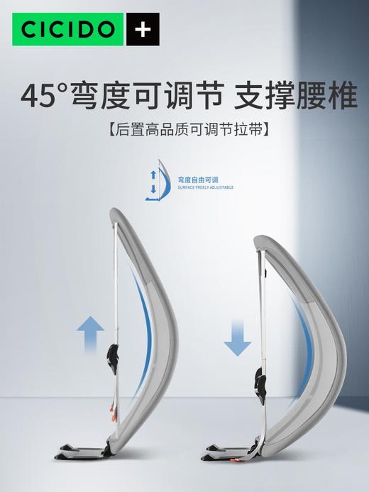 夏季车载必备｜「CICIDO汽车透气PRO腰靠」 黑科技三明治弹簧丝透气腰靠 独家专利固定插板，拒绝颠簸扭动“0”移位，人体工学的科学设计，挺度可调节，贴合更舒适，四季款排湿透气不出汗 商品图3