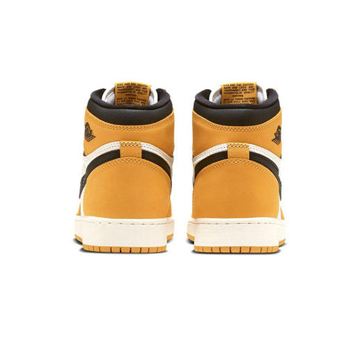 耐克女鞋 AJ1 黑白黄 高帮运动鞋复古篮球鞋 商品图3