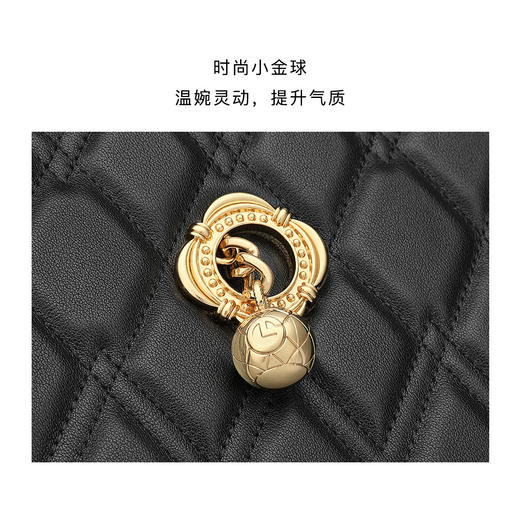 6923279492106	金利来goldlion	女包单肩包大容量都市通勤菱格包 30*12.5*22.5cm 商品图1