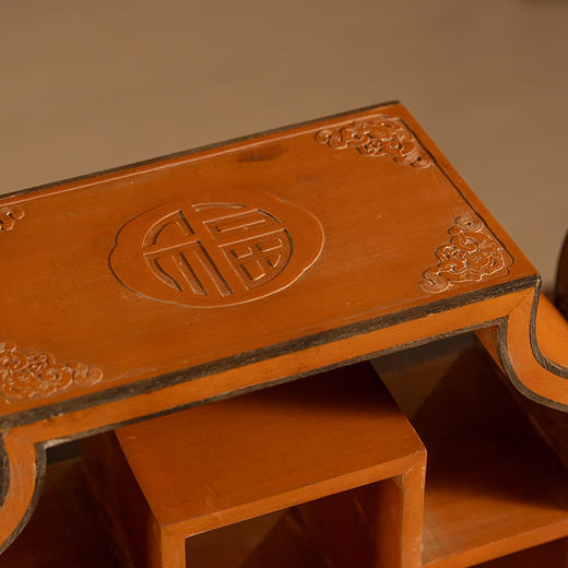 清 竹簧多宝格摆件（一对） 商品图2