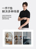 callisto黑色聚酯纤维混纺T恤 STTSS205C 商品缩略图3