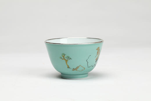 陈如冬-【幽栖】松石釉银口主任杯 | 吾杯 商品图1