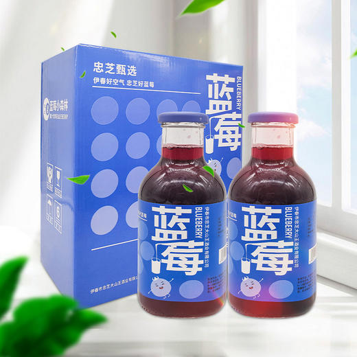 【东北特产】东北伊春特产果汁248ml 480ml  蓝莓 树莓 山梨汁 酸甜可口 夏季清爽饮品 商品图0
