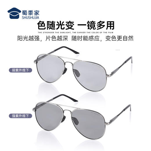 【专用款2024夏季款变色镜】色随光变夏日男女车用护变色眼镜 商品图9
