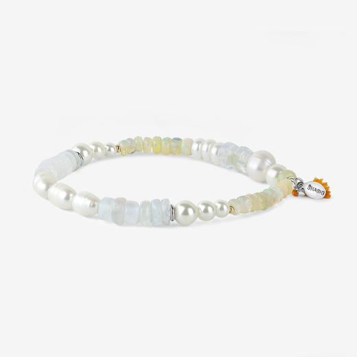 订购10周到｜Shashi-Como Beaded
-白色 串珠 手链［美国设计师］ 商品图0