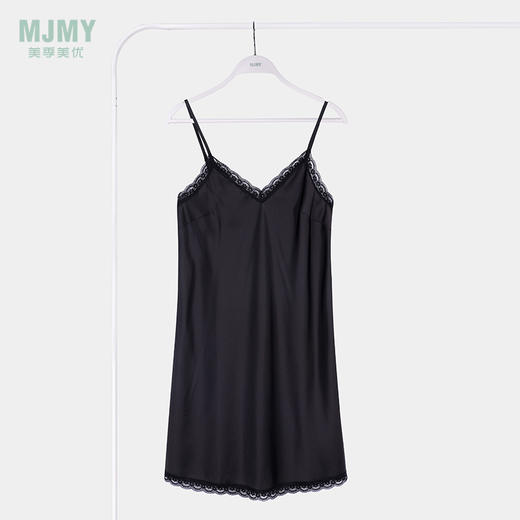 美季美优女士丝质性感蕾丝吊带裙J420604 商品图0