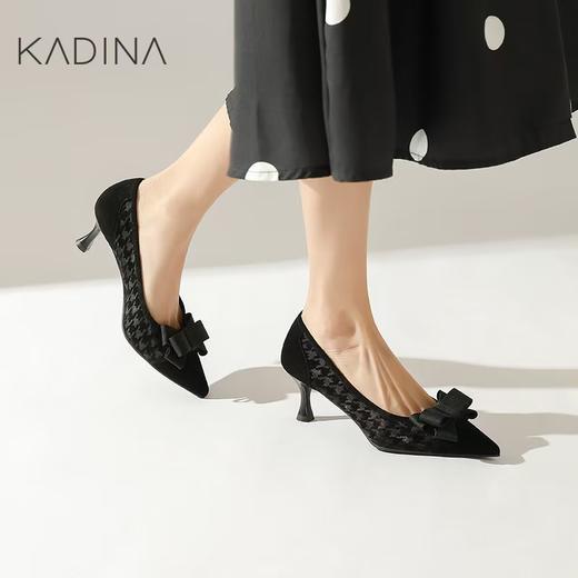 KADINA    A3F     卡迪娜24新品尖头矮细跟优雅女鞋KM241529 商品图2