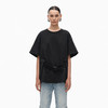NUTH宽松黑色圆领设计感t恤女 商品缩略图2
