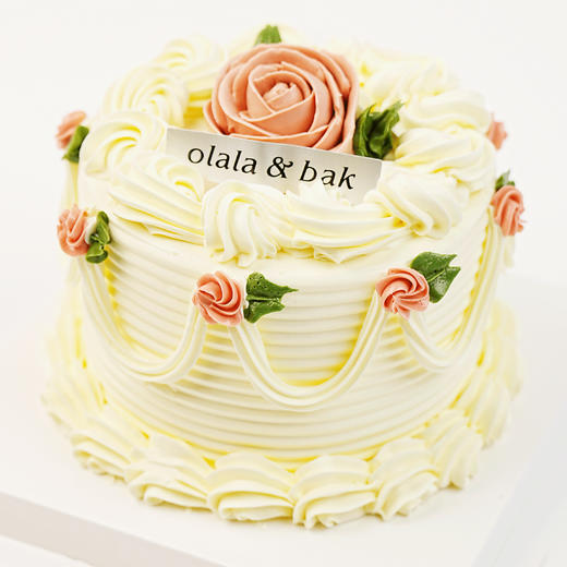 4寸《繁花》白脱老奶油蛋糕 商品图0