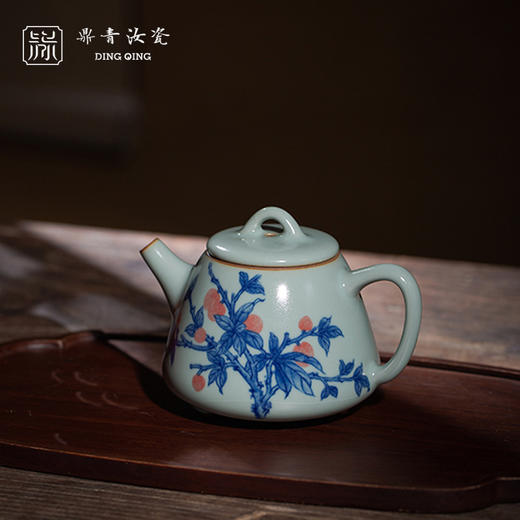 问鼎鼎青青花 高石瓢壶（华果） 商品图0