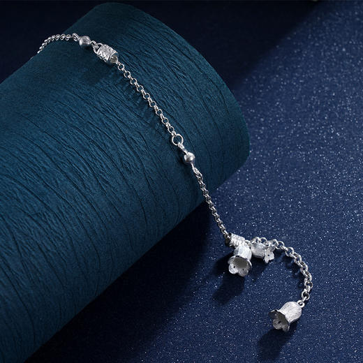 子佩集S990银【铃兰低语】手链【LSL000039】纯银花丝2405 商品图2