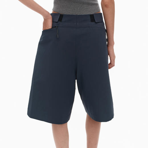 NUTH经典百慕大阔腿五分裤休闲落裆中裤女 商品图2