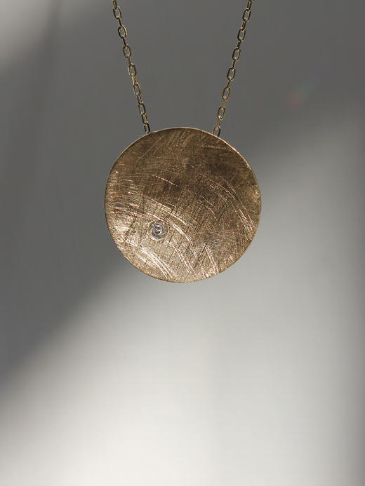 AWU｜小P-NS-G  14k金 Petal Necklace 15mm [ 瓣 项链  ] 商品图1