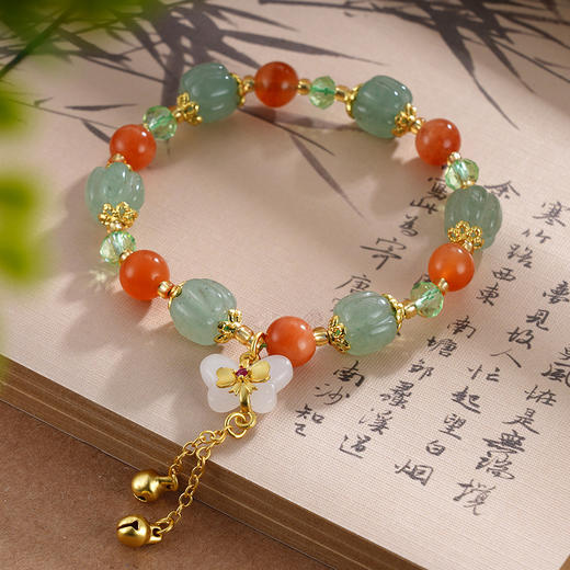 子佩集问石玉髓手串【QSSC009】文玩手链 商品图1