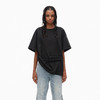 NUTH宽松黑色圆领设计感t恤女 商品缩略图0