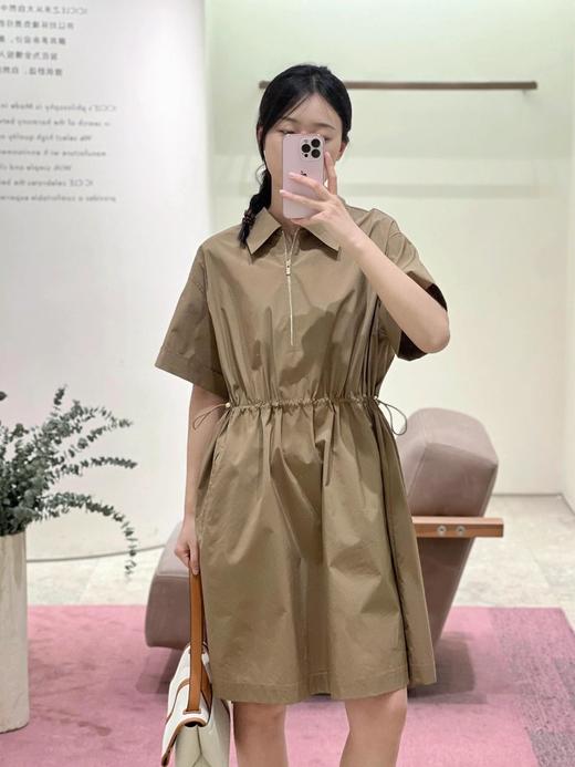 【高品质私服】【小禾同款棉涤府绸收腰及膝连衣裙】布面细腻紧实 精致美观 手感柔软【无标出货 介意慎拍】 商品图9