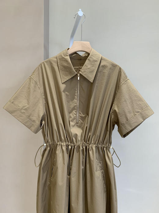 【高品质私服】【小禾同款棉涤府绸收腰及膝连衣裙】布面细腻紧实 精致美观 手感柔软【无标出货 介意慎拍】 商品图14