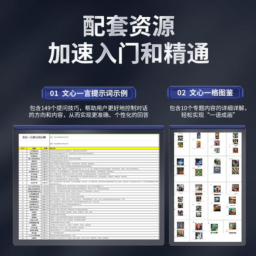 文心一言 **能上手的AI工具 文心一言教程文心一格AI写作AI绘画ChatGPT书籍AIGC应用入门到精通 商品图3