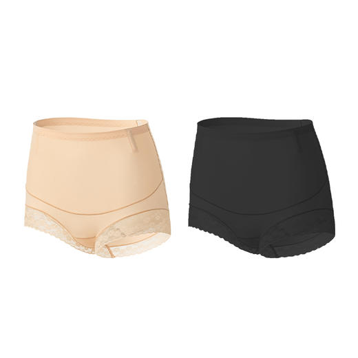 我的花匠雪花蕾丝收腹提臀冰丝中腰舒适无痕内裤 商品图3