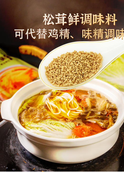 云南松茸鲜调味料100g 煲汤增鲜提味代替鸡精味精家用菌菇粉袋装 商品图3