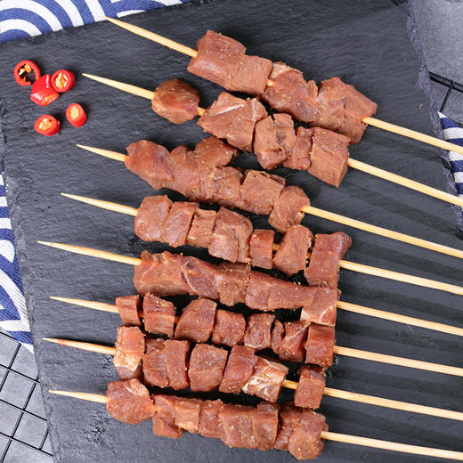 餐时香巴牛肉串 400g*2  +  品高香辣烧烤撒料100g 商品图2