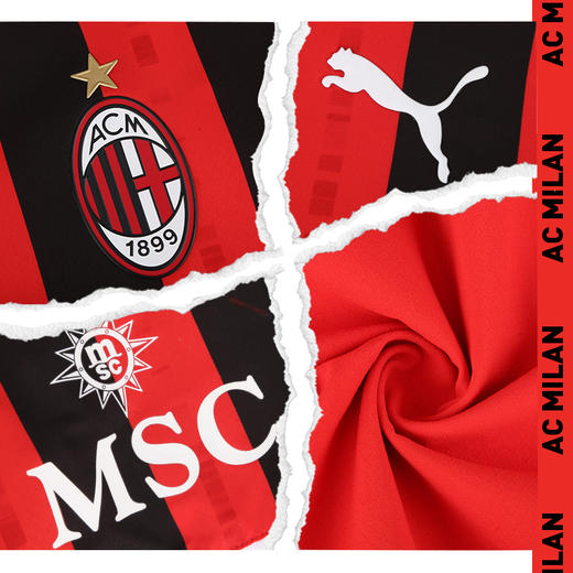 小李子PUMA彪马24/25赛季AC米兰主场球员版比赛球衣短袖成人男774949 01 商品图2