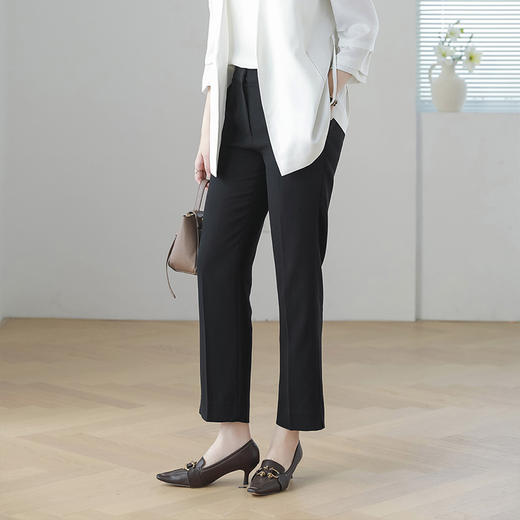 【卡码拍大】火桐hooton高货系列 小个子天菜三醋酸烟管裤YT2063 商品图2