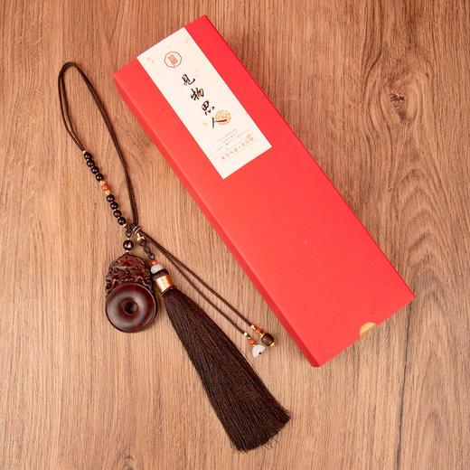 貔貅平安扣紫檀木挂件 商品图5