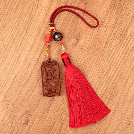 张天师紫檀木挂件 商品图1