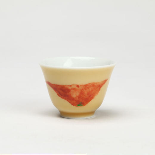 车前子-【红菱艳】宋黄釉彩绘茶具套组 | 一方席 商品图7