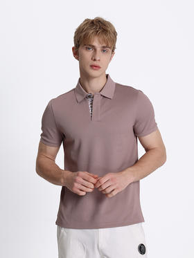 callisto粉红聚酯纤维混纺T恤 STTSS219Y