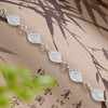 子佩集S990银【蓝海叶茂】手链【CSL000015】纯银珐琅彩花丝2405 商品缩略图3