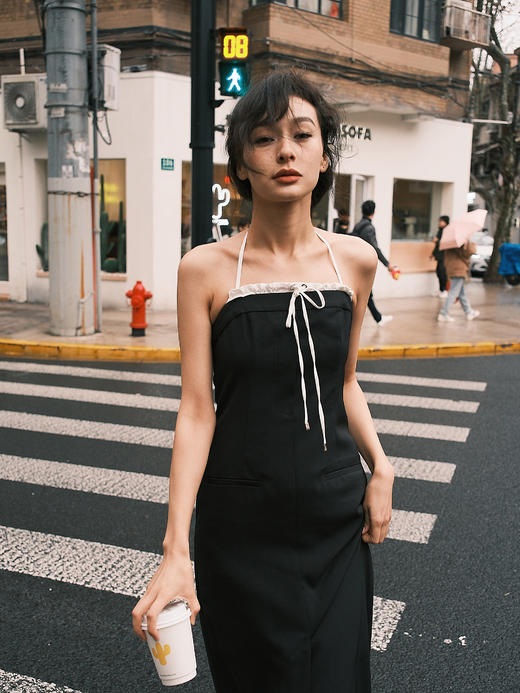 假两件吊带连衣裙 商品图2