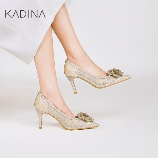 KADINA  A3F   卡迪娜24新品尖头细高跟时尚女鞋KS241508 商品图1