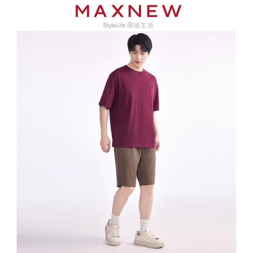 【短裤】“国麻系列”柔软亲肤透气透湿麻感五分裤 1N2114210 商品图3