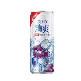 锐澳清爽零糖巨峰葡萄味330ml气泡鸡尾酒【一箱请拍24听】