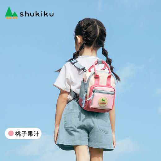 shukiku 方糖多功能迷你包 桃子果汁 商品图1