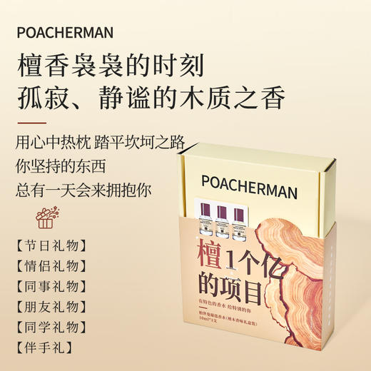 柏世曼檀香调香水礼盒 木质香香氛套装送礼物伴手礼情人节送男生 商品图1