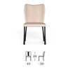 顾家家居整装 品质轻奢 餐椅 PT2096Y 商品缩略图0