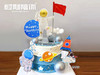 【61儿童节专属】太空宇航员 卡通儿童生日蛋糕（银河系宇宙新球飞船） 商品缩略图0