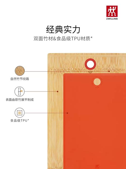 【柏联B1】双立人ZWILLING NOW 砧板 3件套 石榴/青柠（满2000元包邮） 商品图0