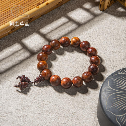 明代黄花梨老料制直径1.5cm手串 商品图0