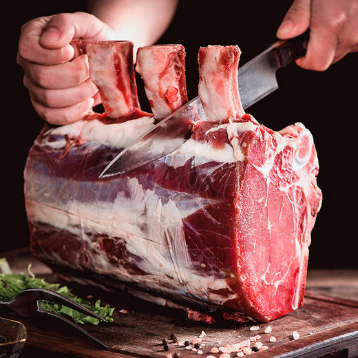 春禾秋牧 果木静腌 带骨小战斧牛排300g*3 商品图1