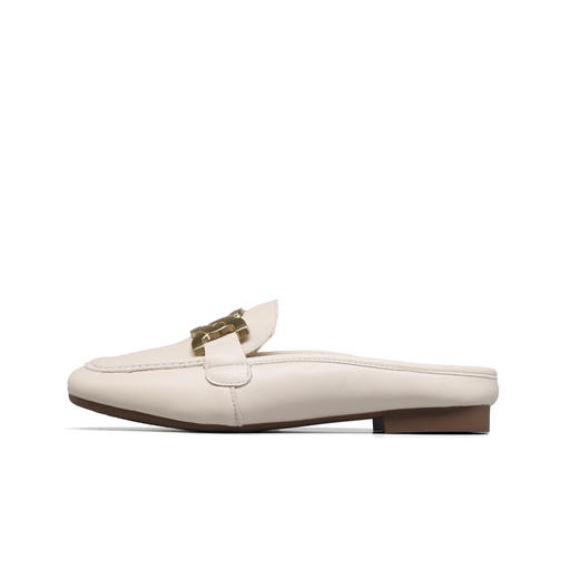 福利品！脚感爆软的头层羊皮半拖！【纪华菲女士包头半拖羊皮鞋】AB22979 商品图3