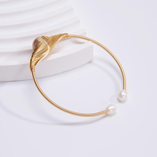 ysxb-05002【云赏珠宝】天然爱迪生珍珠缠丝法式手镯多色 商品图8