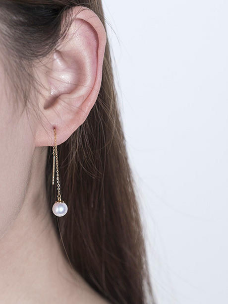 LUCINE 鹿鸣珠宝 |【简】系列 珍珠耳线 商品图2