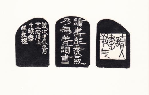 中书协 程从礼 印屏作品《读书养气》 商品图3