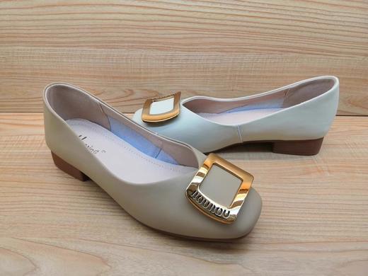 豪行真皮休闲女鞋23126073舒适浅口时尚甜美单鞋 商品图2